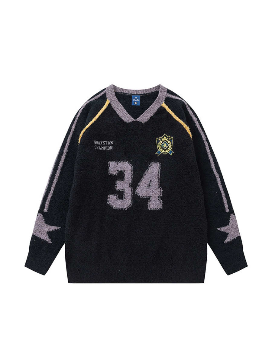 Sports Casual Pullover Sweater