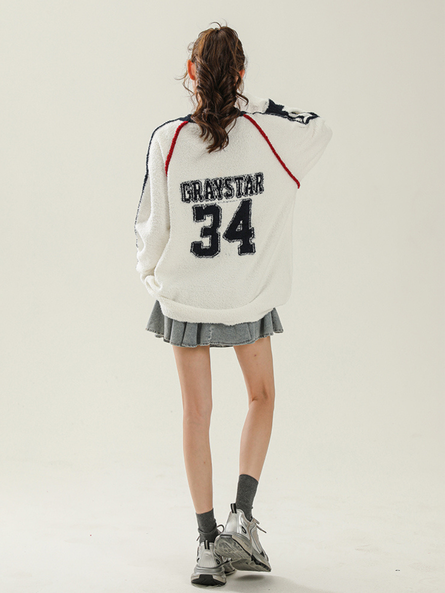 Sports Casual Pullover Sweater