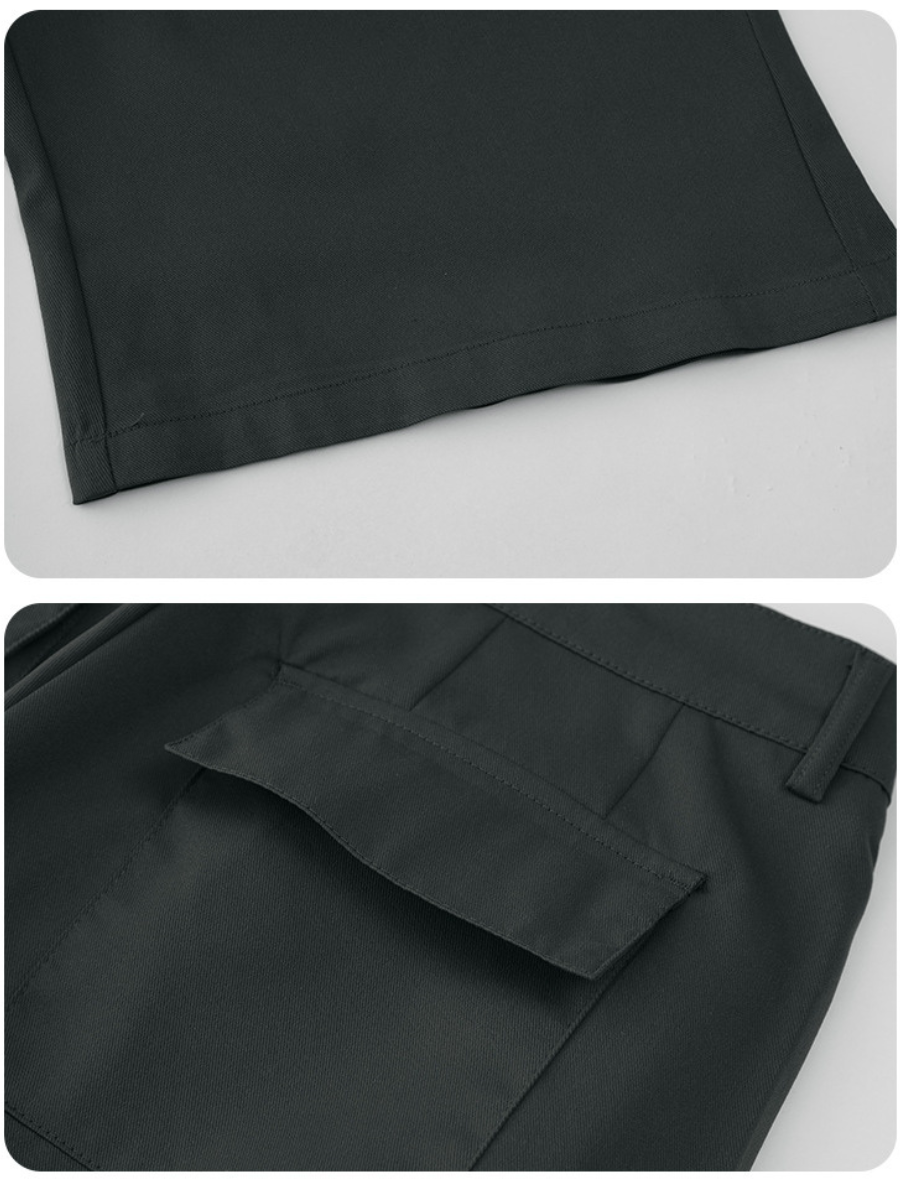 Street Rivet Thin Straight Pants